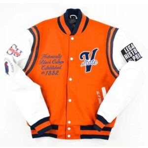 Virginia State University Motto 2.0 Hail State Varsity Jacket