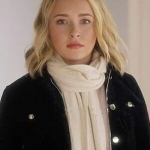 Nashville Season 4 Hayden Panettiere Black Velvet Jacket