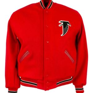 Varsity 1967 Atlanta Falcons Red Wool Jacket