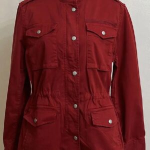 New Girl S06 Zooey Deschanel Red Jacket